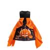 Halloween Witch Costume for Kids - European & American Style Cosplay Dress with Pumpkin Print