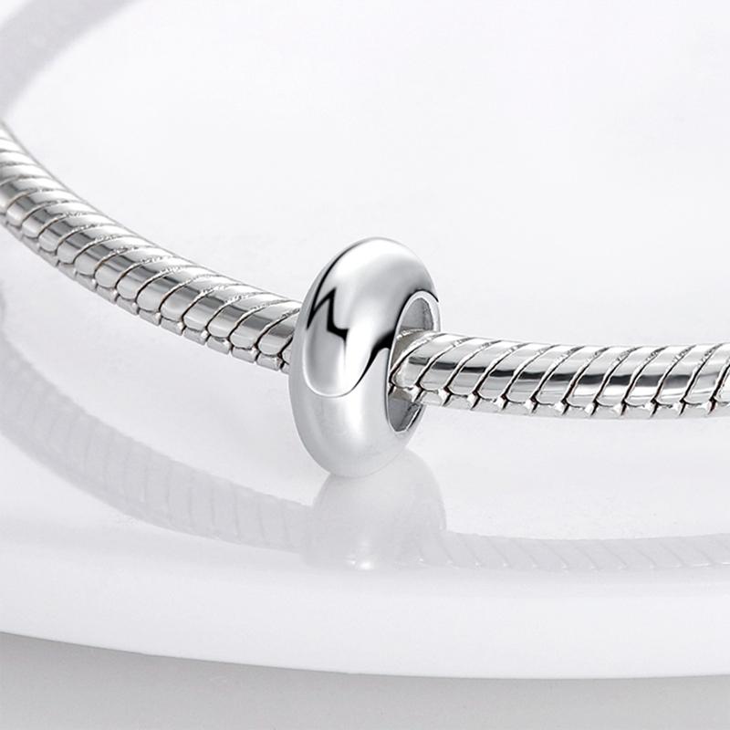 Original Charms Beads Copper Clip Charms Zircon Silicone Spacer Beads Fit Original Bracelet Diy Charm Women Jewelry