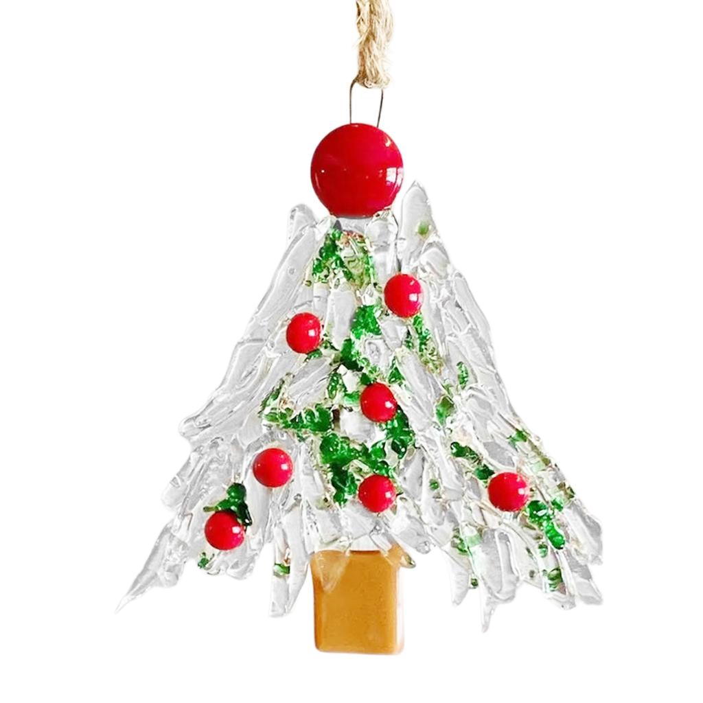 2D Acrylic Christmas Tree Ornaments Acrylic Garland Ornaments Suitable For Christmas Tree Decoration