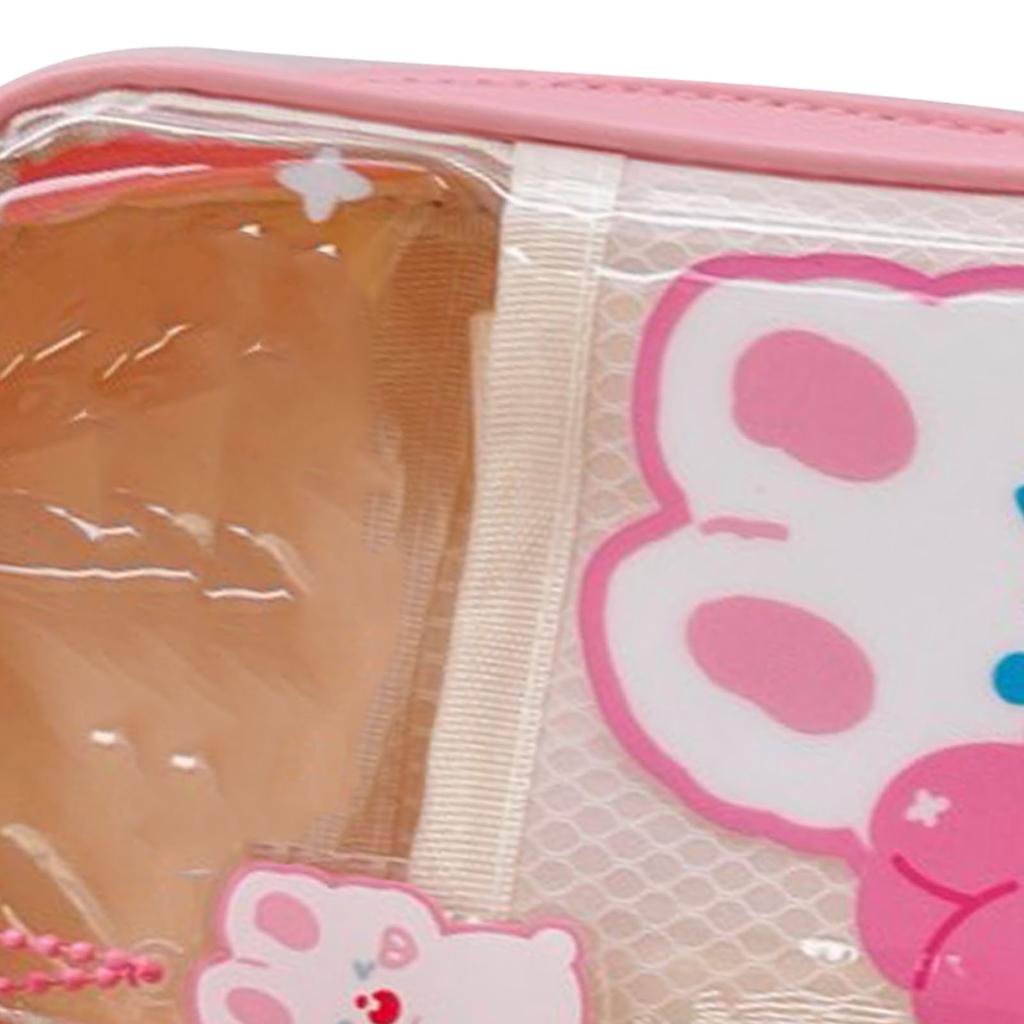 Cartoon Pencil Case Cute Pattern PVC Transparent Multi Layer Storage Waterproof Pencil Pouch Box Org