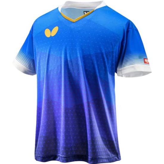 Butterfly Elistar 9 Table Tennis Game Shirt SS (45980-177), Blue,