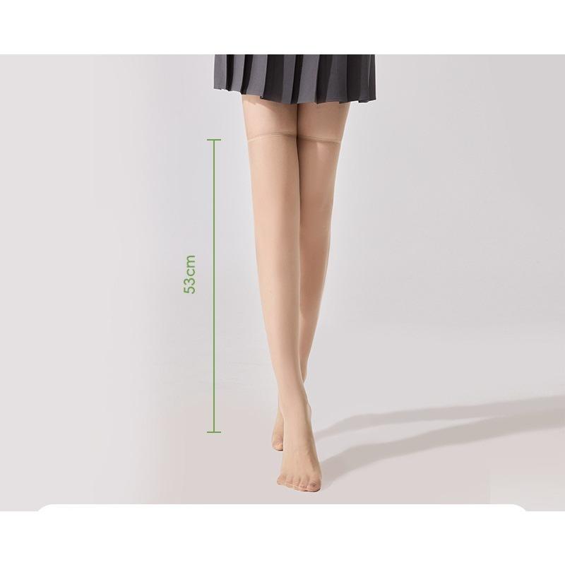 Pineapple Socks, Anti-snagging Silk Calf Socks, Ultra-thin Silk Socks, Women's Thin Flesh-colored Half-length Beauty Socks, Mid-calf Crystal Socks