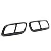 Black Exhaust Muffler Pipe Cover Trim For Land Rover Range Rover Sport 2018-2019
