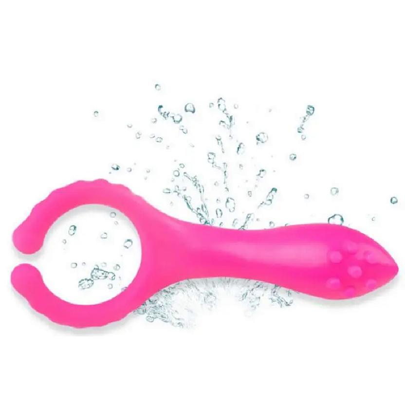 Cock G-spot Clitoris Stimulator Vibration Ring Clitoris Clip Adult Sex Toys Electric Male Penis Vibrator Ring Delay
