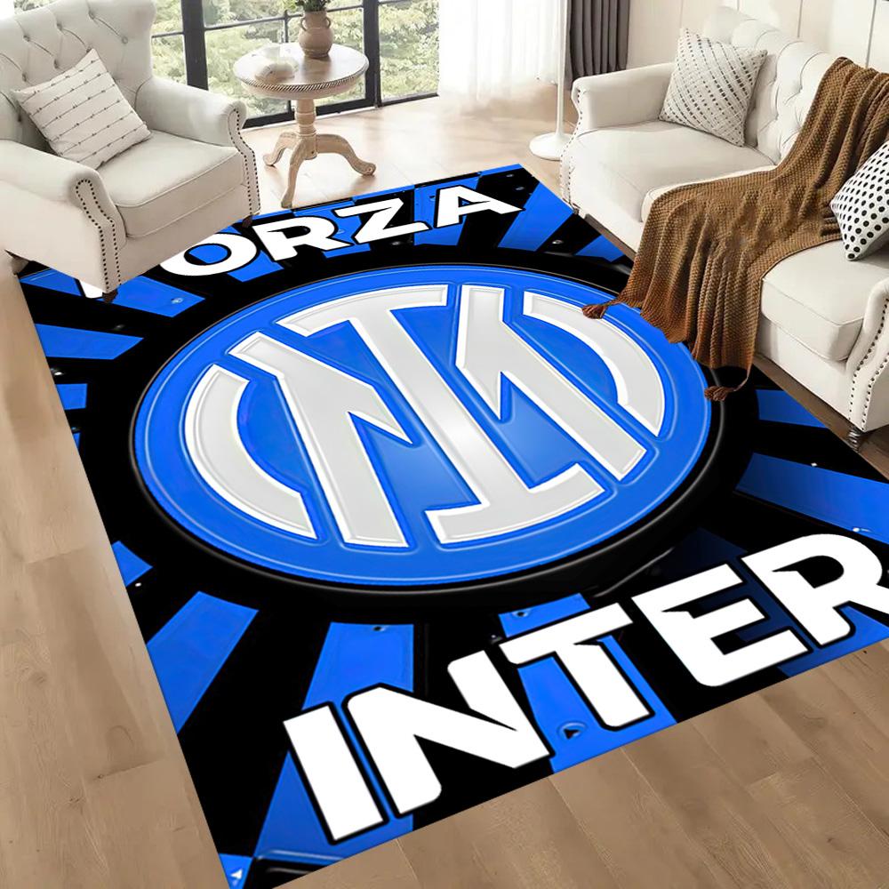 Inter Milan Floor Rug Office Rug Design For Game Room Balcony Hallway Foyer Antislip Rug Office Home Decor Birthdaychristmas Gift