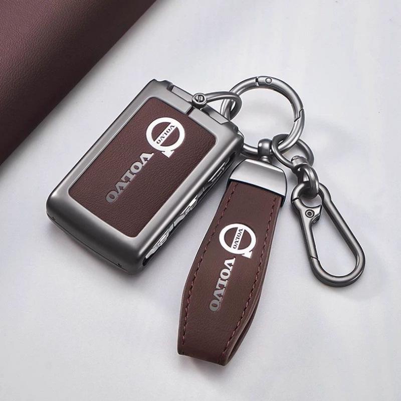 Kryt klíče Volvo: Kompatibilní s XC60, S90, S60, XC90, XC40 - Taška s přezkou pro úpravu