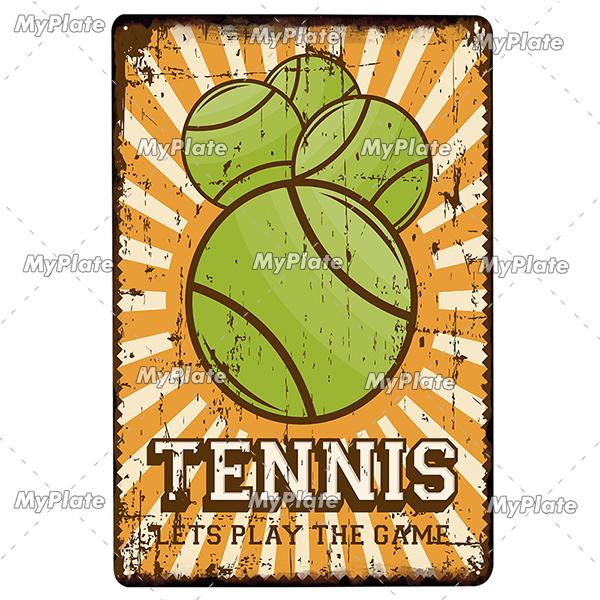 Soccer Metal Sign Vintage Plaque Tin Sign Wall Decor For Home Bar Pub Club Plate Crafts Art Poster Gift Sport Tennis Poster
