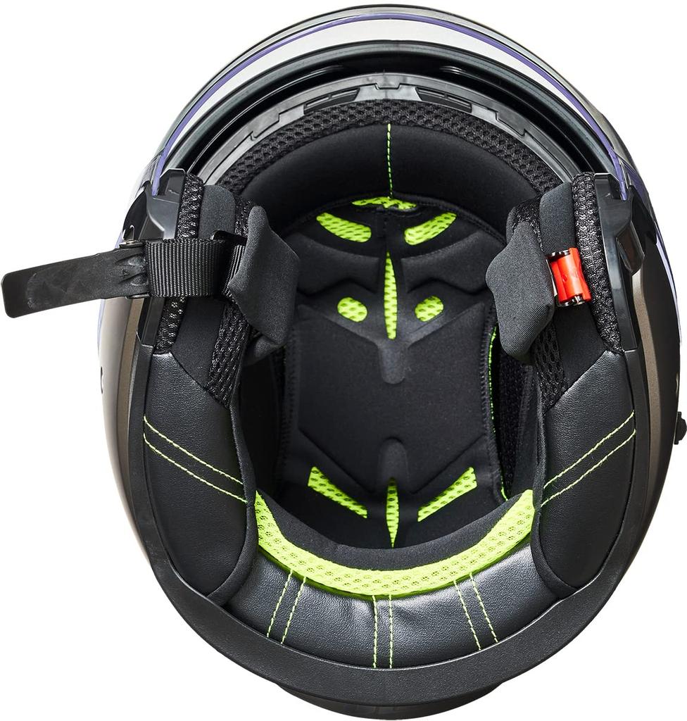 Marushin Jet Motorcycle Flat Size M MSJ2 1002527 JE-1 Helmet, Gunmetallic, (57-58cm),