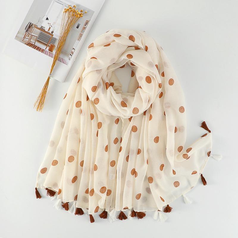 Autumn and winter small fresh rendering ink painting butterfly printing warm shawl, travel beach towel cotton and linen feel scarf