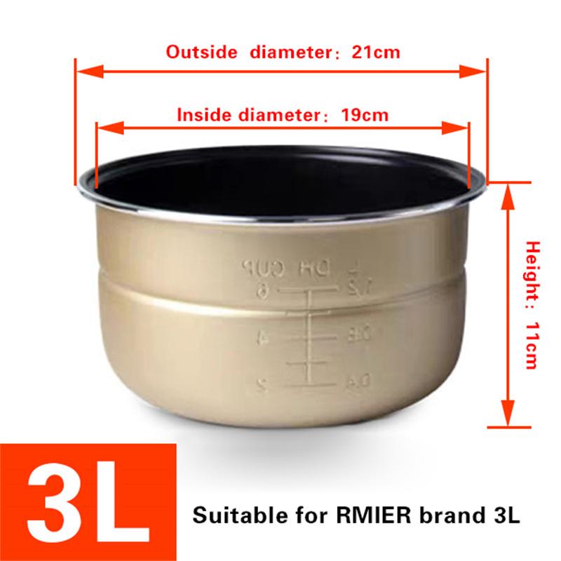 Suitable for Supor 3-6L rice cooker inner pot Intelligent electric pressure cooker liner Non stick inner pot of rice cooker