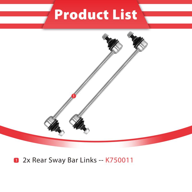 TOPICKSAP 2pcs Rear Stabilizer Sway Bar Links for Toyota Camry Avalon 2007 - 2011 Lexus ES350 2007 - 2012 4883006060 4883033040