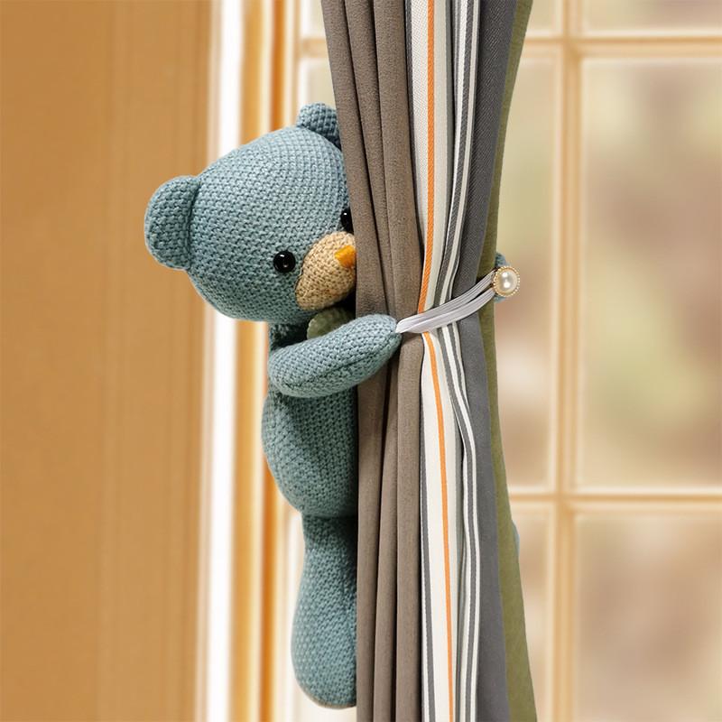 Horse Elephant Deer Bear Plush Curtain Tieback Cartoon Dolls For Home Decor