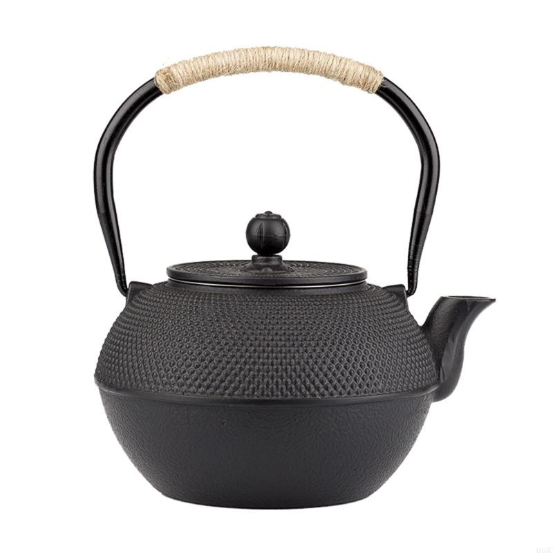 Q1QC Hot Water Kettle Durable Teapot Boiling Kettle Cast Iron Tea Pots Cast Iron Pots