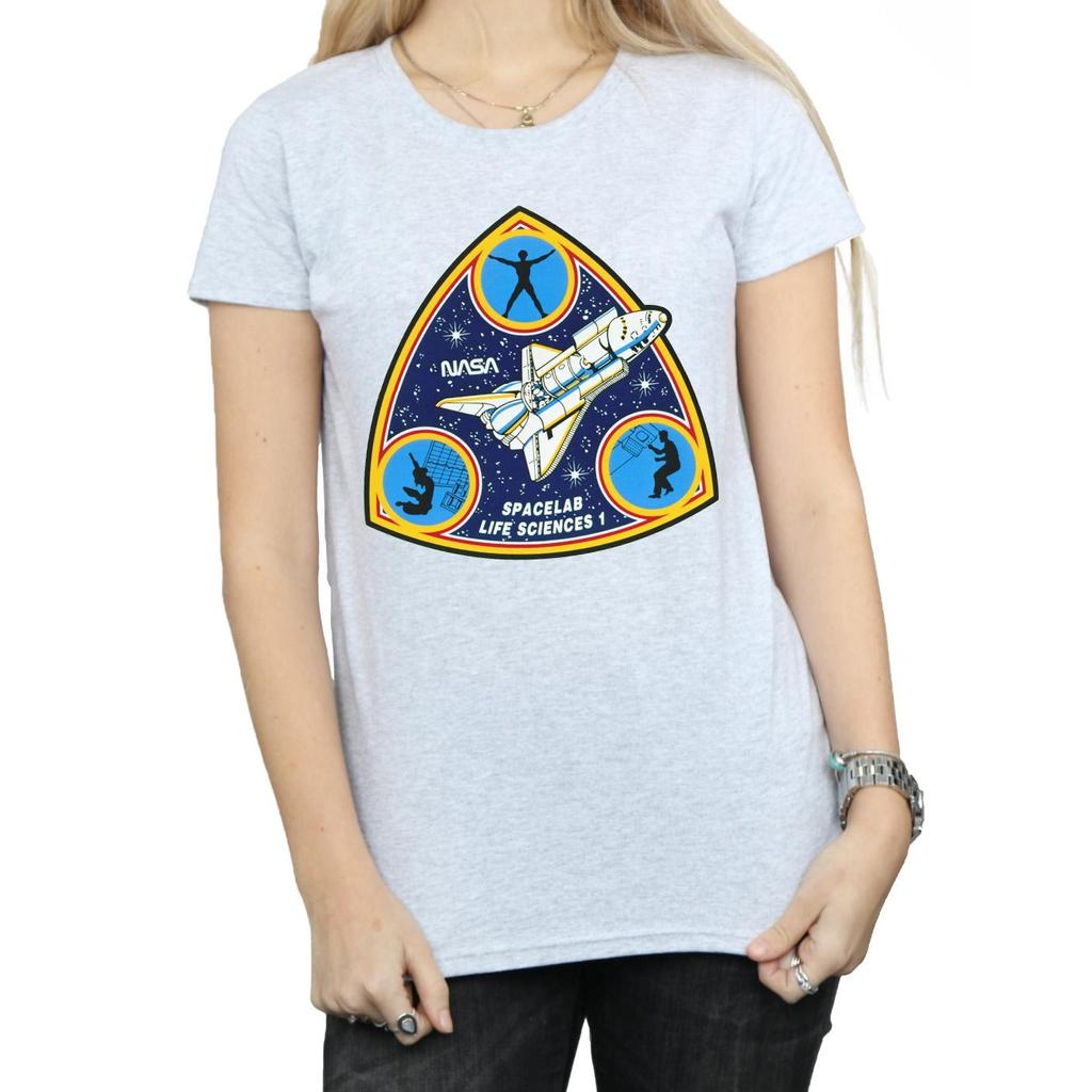 T-shirt en coton classique Spacelab Sciences de la vie pour femmes/dames de la NASA