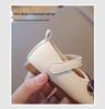 Girls' Bow Soft Sole Princess Toddler Shoes - Spring & Autumn Style, Fashionable Small Leather Baby Shoes