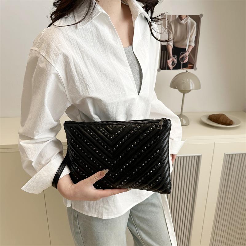 Oblique Span Envelope Women's Large Bag Casual Retro Fashion Messenger Small Square Bag New Personalized Women's Shoulder Bag