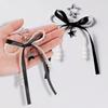 Lovely Bows Keyring Star Keychain Charm Creative Car Key Chain Aesthetic Keyrings Pendant Ornaments Bag Charm
