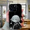 Phone Case: 2D flat, suitable for iPhone 18 17 16 15 14 13 12 Pro, anime girl, perfect Christmas and Halloween holiday gift