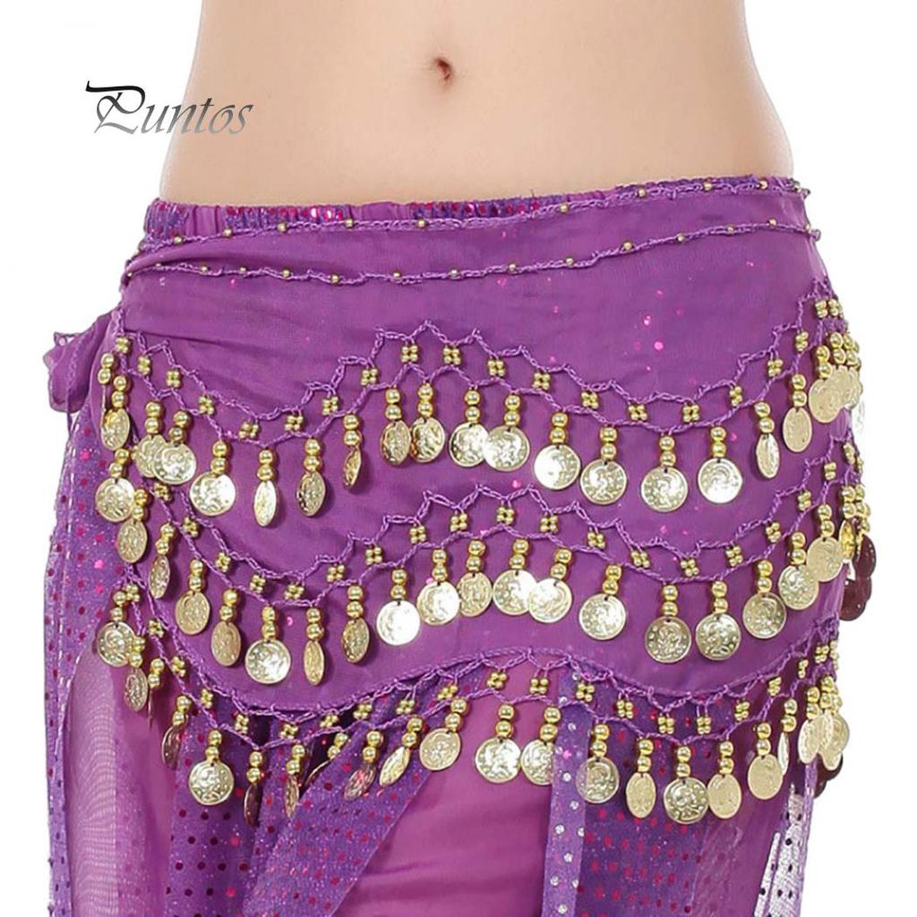 Gonna Per Danza Del Ventre Con Frange E Paillettes