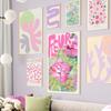 Matisse Flowers Pastel Pink Aesthetic Wall ArtNordic Posters, Canvas Painting and Prints, Pictures for Living Room Decor, Y2K