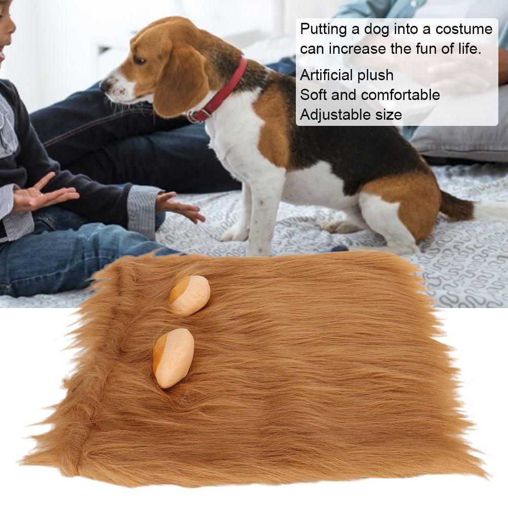 Mane Wig Headgear   Dress Up Halloween Clothes Mane Wig for Dogs Pet Costume