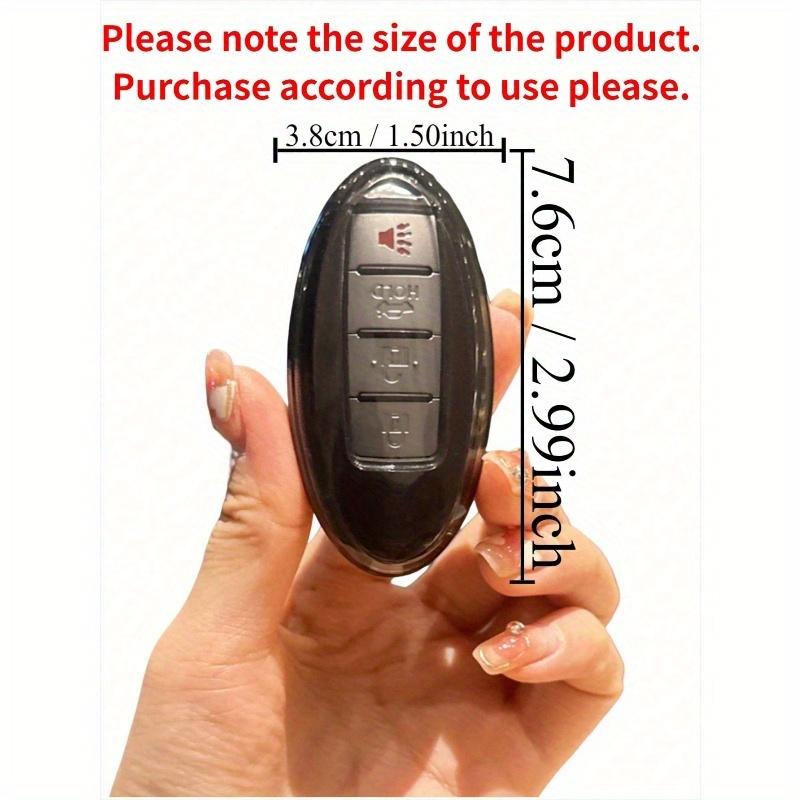1pc Black Tpu Car Key Cover, Personalized and Simple Key Drop Protection Cover, Suitable for Nissan Xuan Yi Car Model