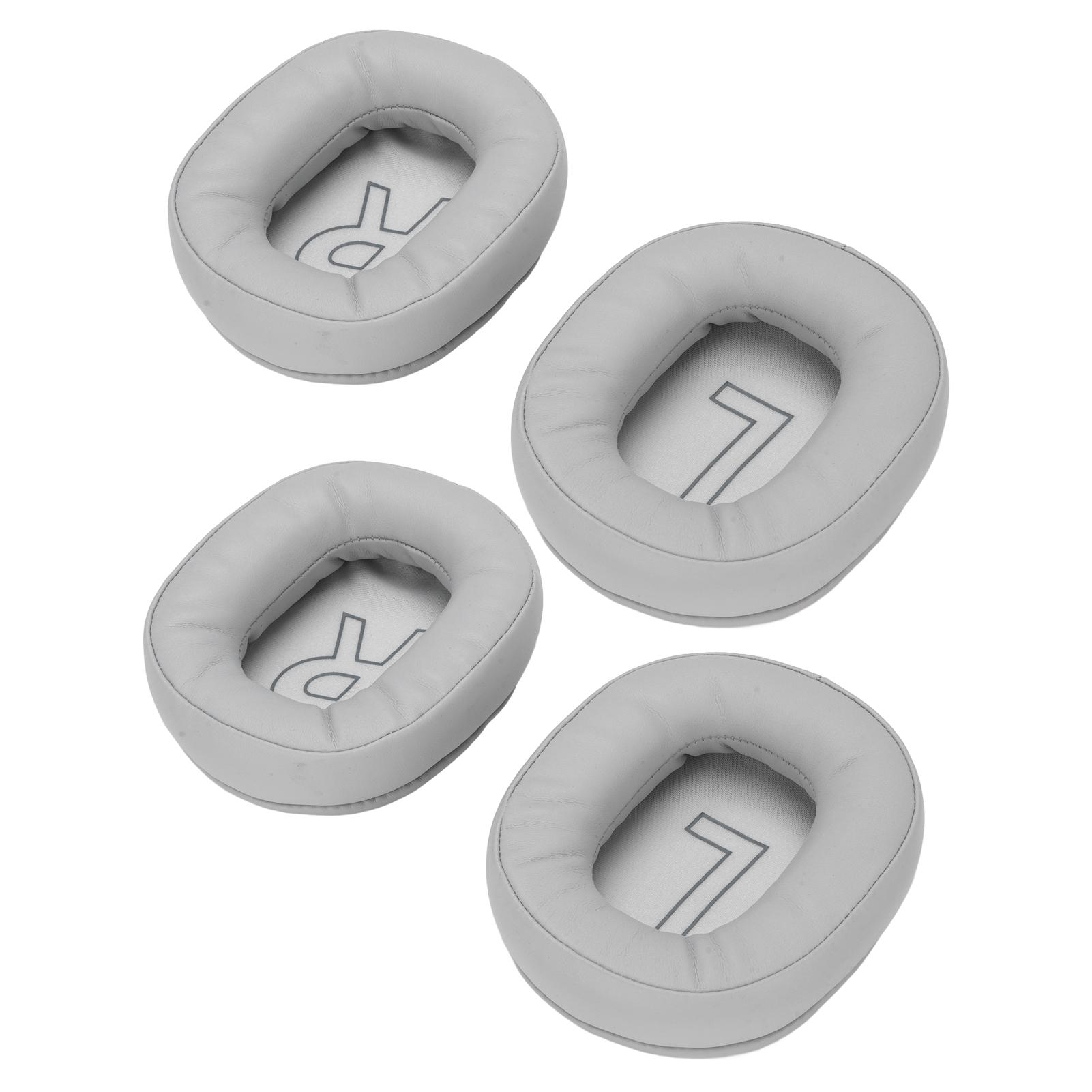 

2 пары сменных амбушюр для наушников HECATE G2, протеиновая кожа, пена с эффектом памяти, губка, гарнитура серый