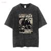 The generation x t shirt punk rock 70s TE5413 vintage Washed Slightly streetwear Versatile Unisex Comfortable Soft Stretched