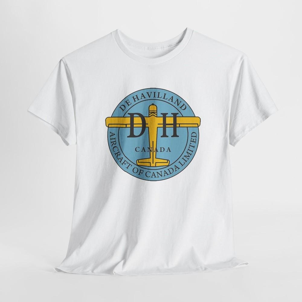 

Vintage Aircraft Unisex T-shirt Tee, De Havilland Canda Aviation Shirt, Airplane Lover XL