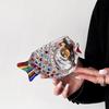 Creative 3D Colorful Fish Shape,Bar Cocktail Glass Party Thick Heavy Lovely Smoothies Bowl Cup Cold Drink Tiki Glasses Mug