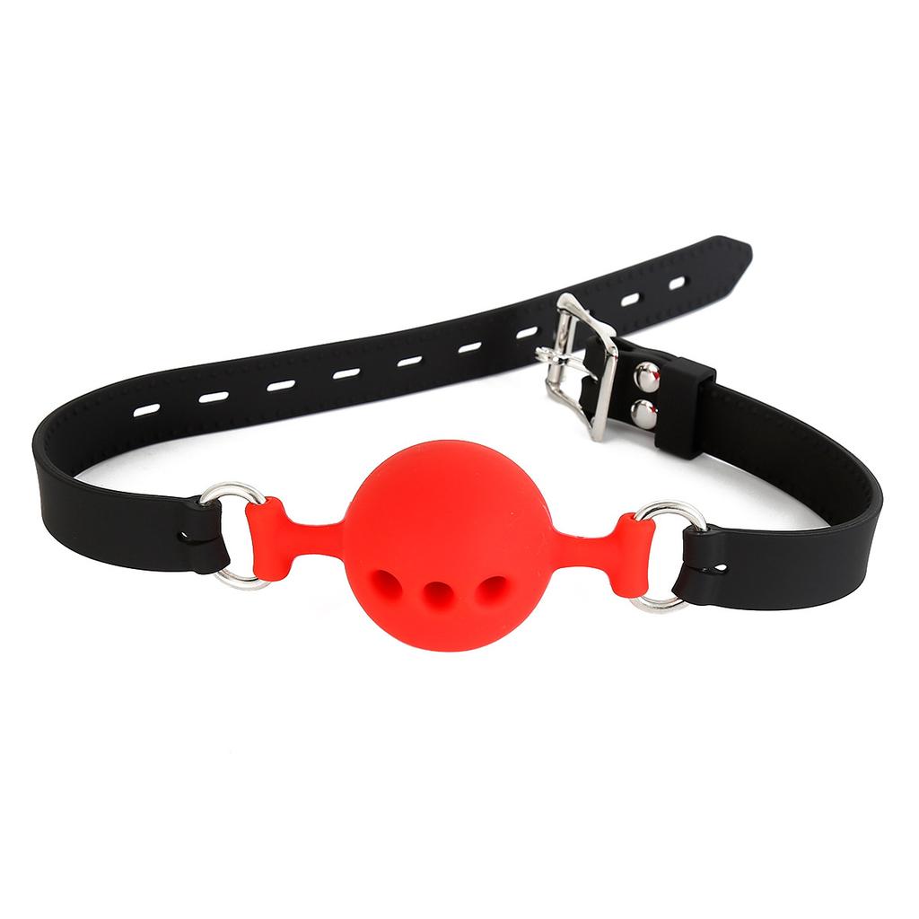 Soft Safety Silicone Slave Ball Gag Erotic Sex Toy Open Mouth Gag Ball Bdsm Bondage for Woman Couples Adult Sex Games