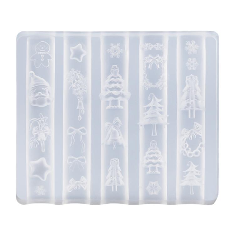 

Unique Nail Designs Enhancing Your Nail Art with 3D Christmas Flower Silicone Mold Nail Decors for Special Occasions 1