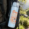 1PC Drink Coffee Be Happy Letter 750ml Color Plastic Sports Water Bottle Leakproof Flip Straw Lid Suitable for Sports Office Home Use