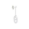 HERMES 925 Sterling Silver Earrings Women's Silver H108618B-00