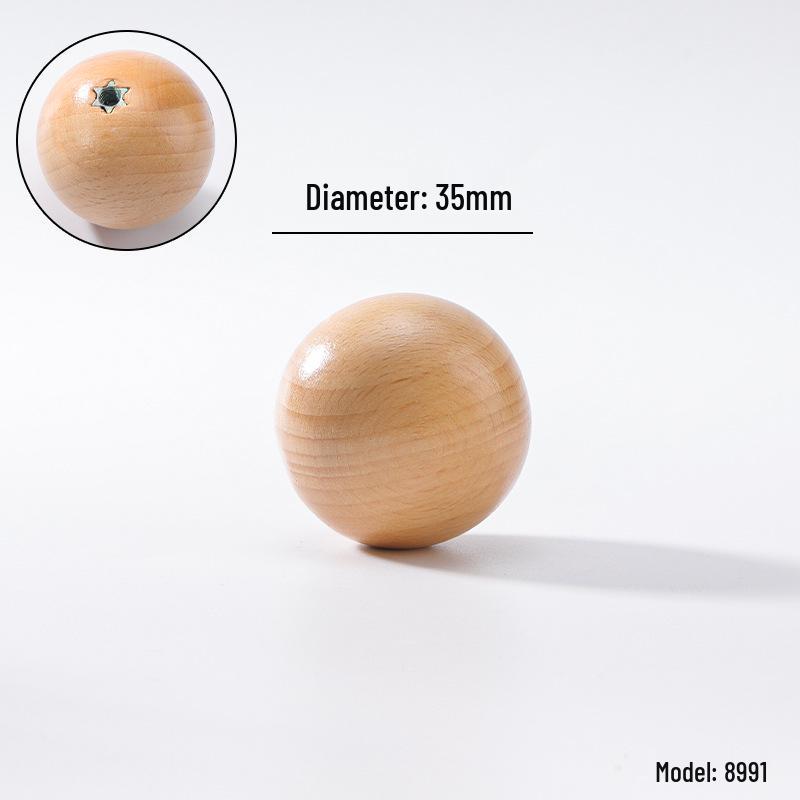Solid Wood Cartoon Drawer Pull Knob for Children's Room