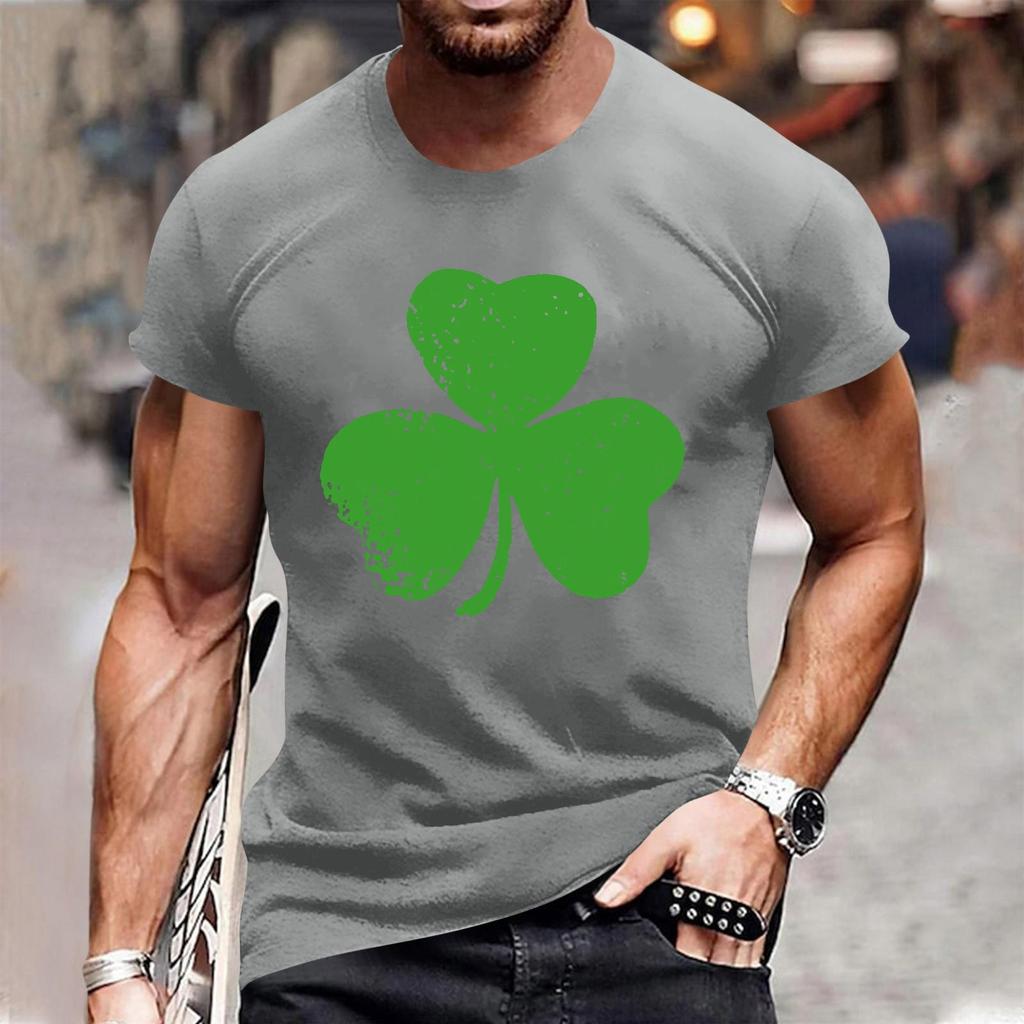 Pánské oblíbené tričko s potiskem, kulatý výstřih, krátký rukáv