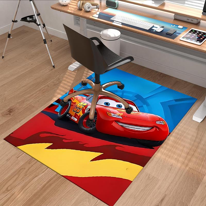 Mcqueen Adventure Carpet For Playroom Bedroom Living Room Sofa Home Decorkids Game Area Rug Nonslip Floor Mat