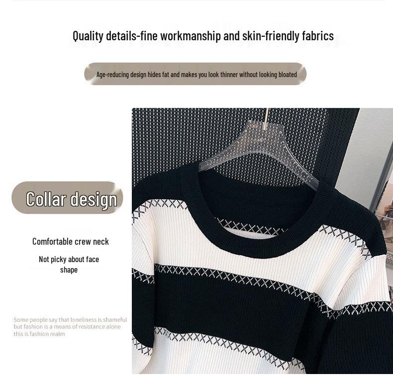 Plus Size Women's Summer Ice Silk Slimming Knit Top - Short Sleeve T-shirt