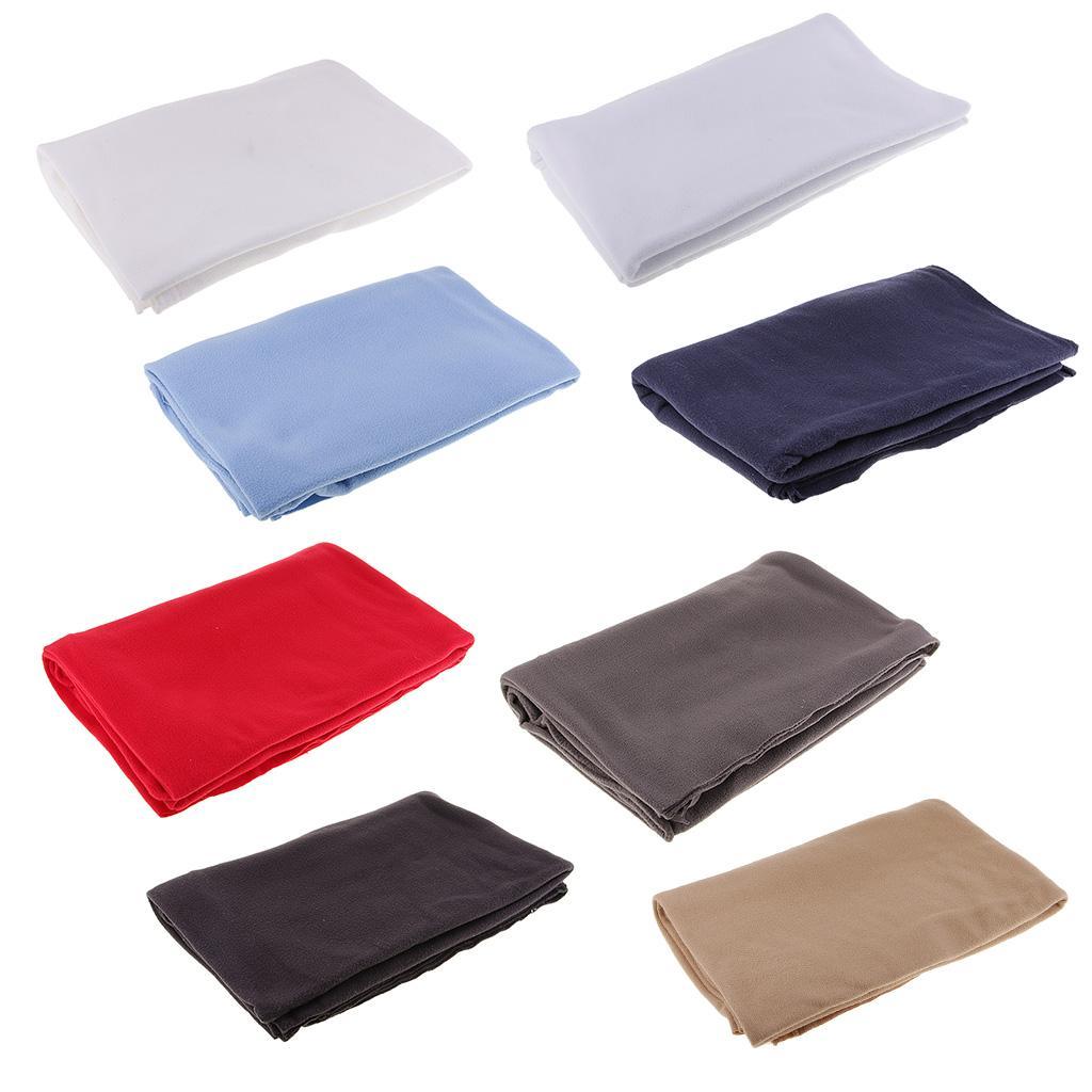 Anti Pill Solid Fleece Textile Polyester Double Side Fabric by Meter for DIY Quilt Plush Toy Making