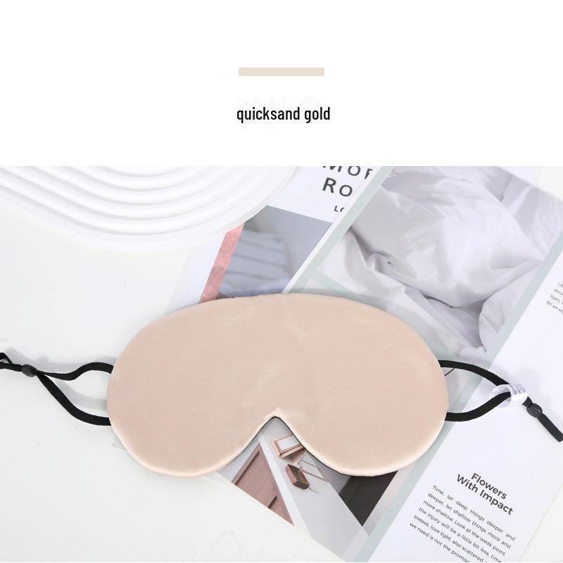 Butterfly Embroidered Silk Eye Mask - Lightweight, Ear-Hanging, Pressure-Free, Double-Sided Mulberry Silk Sleep Mask