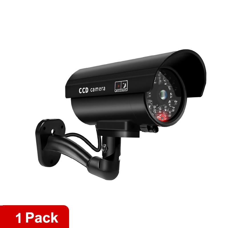 

1/2/4PCS Fake Dummy Security CCTV Camera,Red Flashing LED,No Wiring Required,Simulation camera,Suitable For Home Garage Stores