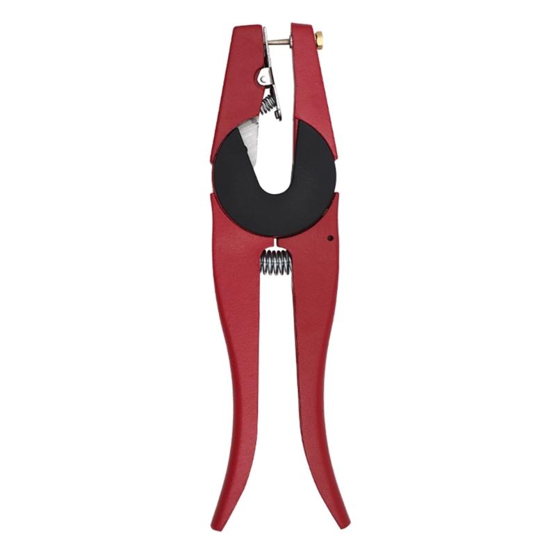 Ear Mark Pliers Durability Alloy Livestock Ear Mark Applicator Animal Ear Piers for Cattle Pigs Sheep Goats and Horses