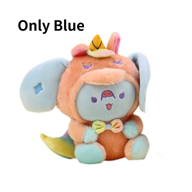 

Elephant Material Plush Toy Pillow Doll Baby Soothing Children Soft Cotton синій