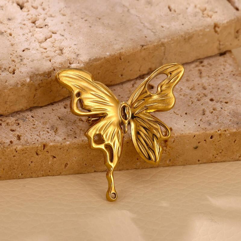 1 Pezzo Spilla Decorativa Fiore di Sole a Spirale Geometrica Colore Oro Elegante Spilla da Donna Acciaio Inossidabile Impermeabile Gioielli per Festa Matrimonio