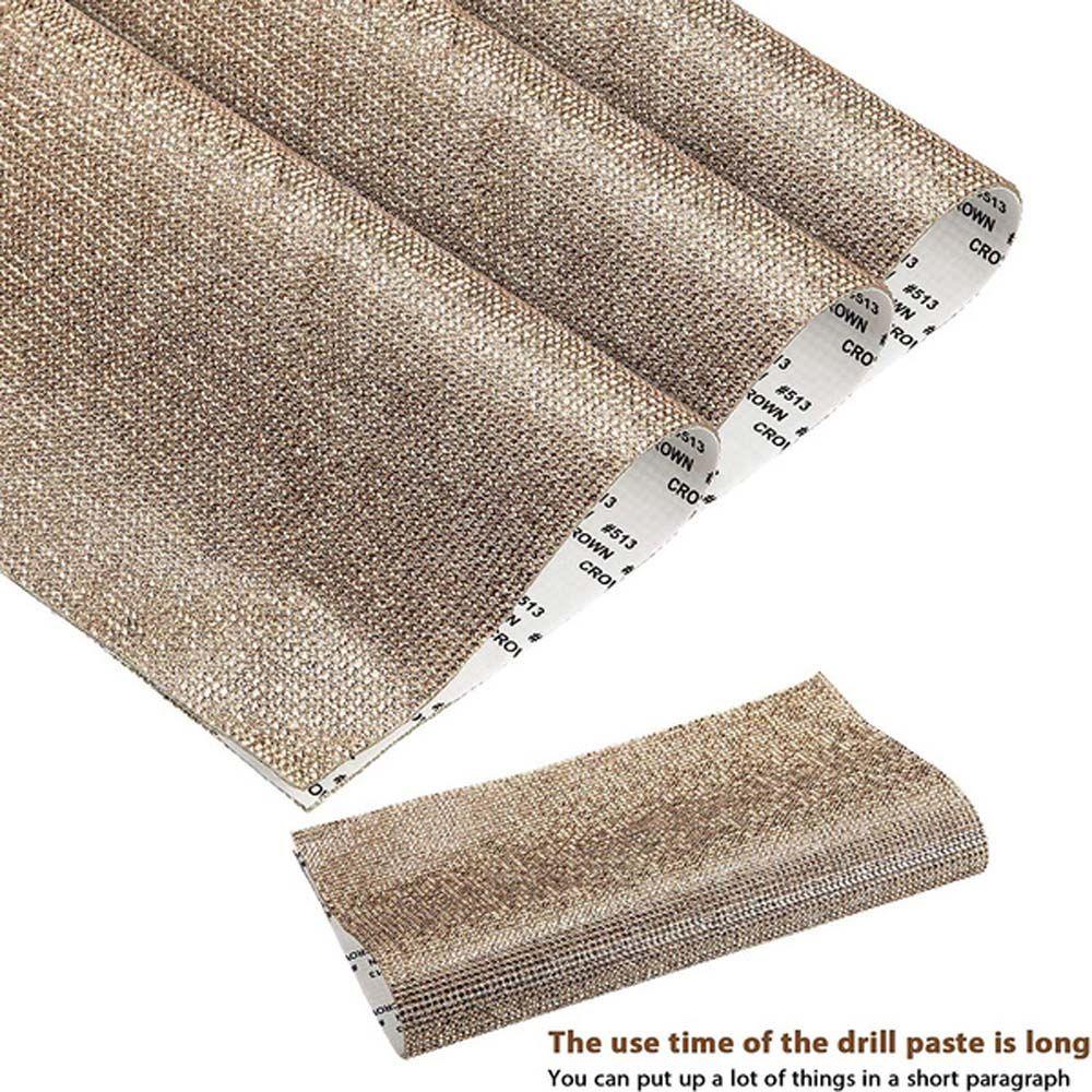 Bling Självhäftande Bil Dekorationsklistermärke Kristall Strass Klistermärke GåvoDekoration Ädelstensklistermärken