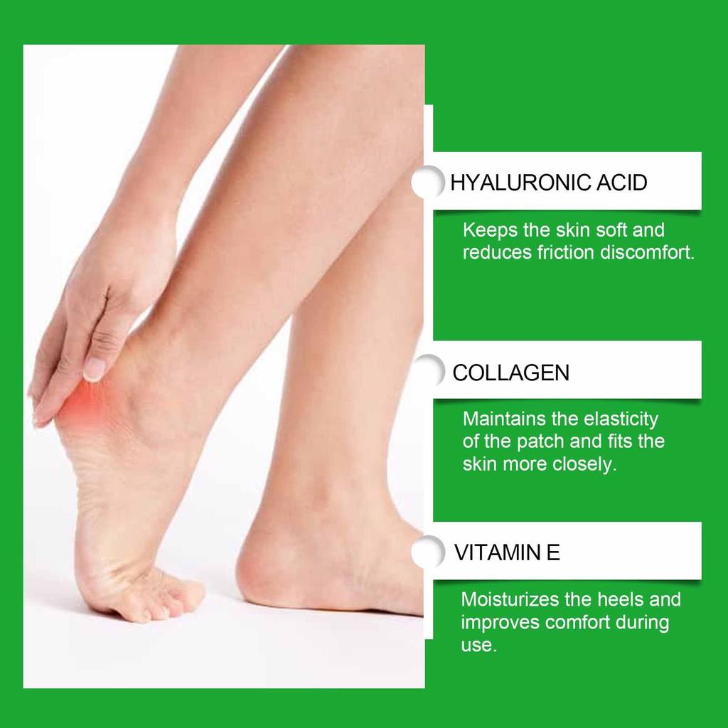The Heel Anti-wear PU Film Anti-friction Technology Reduces Abrasions, Is Transparent, Waterproof And Sweat-proof