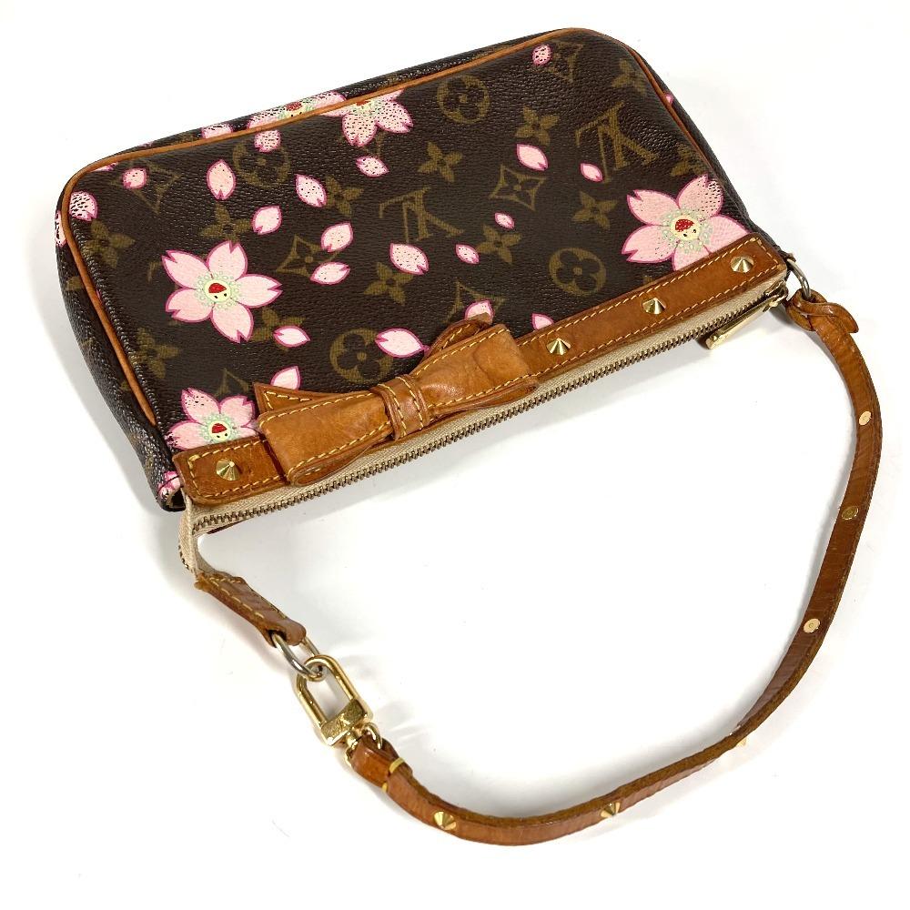Louis Vuitton M92006 Monogram Cherry PochetteAccessoires Mini Hand Bag Pouch