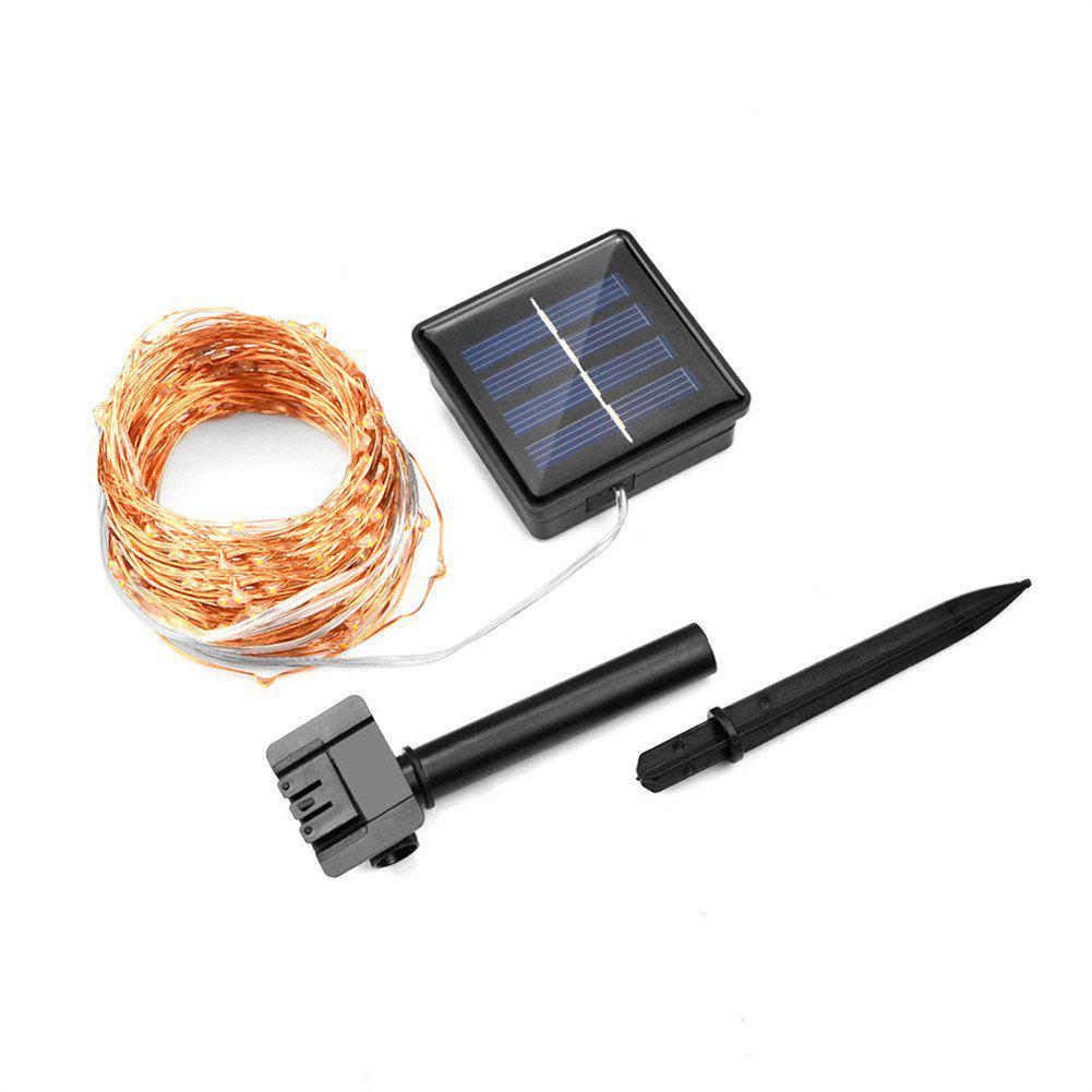 Premium Solar LED Kupfer Lichterkette für Feiertags-Rasendekoration