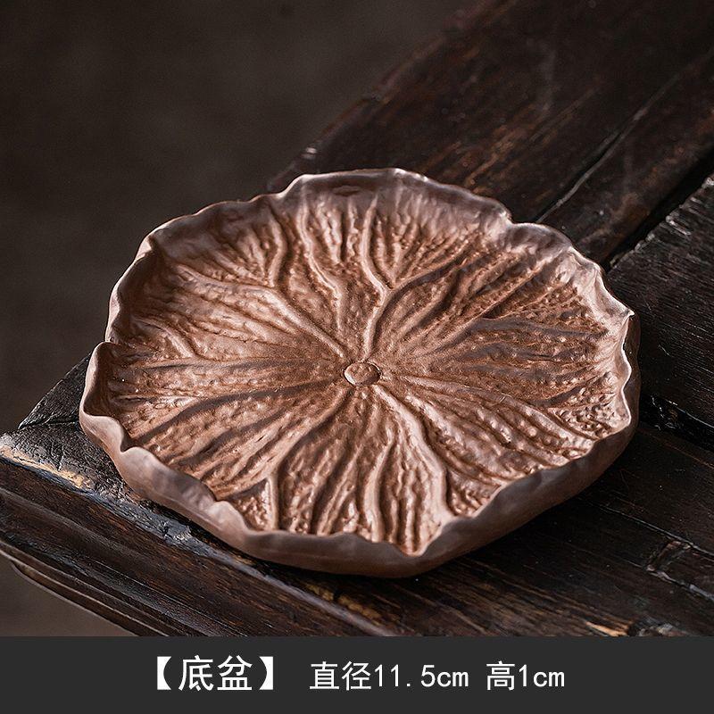 

Lucky Purple Sand Small Goldfish Line Incense Burner, Household Indoor Insert Seat Zen Tea Room Desktop Incense Burner Ornament