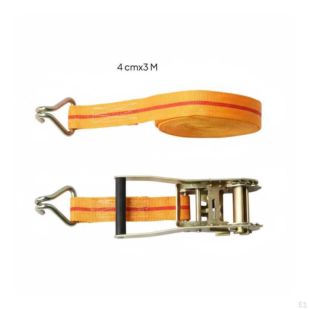 Heavy Duty Cargo Strap High Strength Polyester Material with Buckle Stitching for